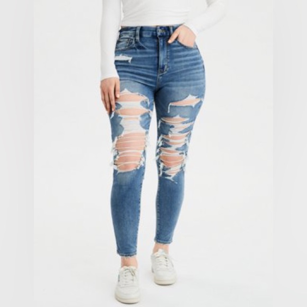 American Eagle Super High Rise Jegging